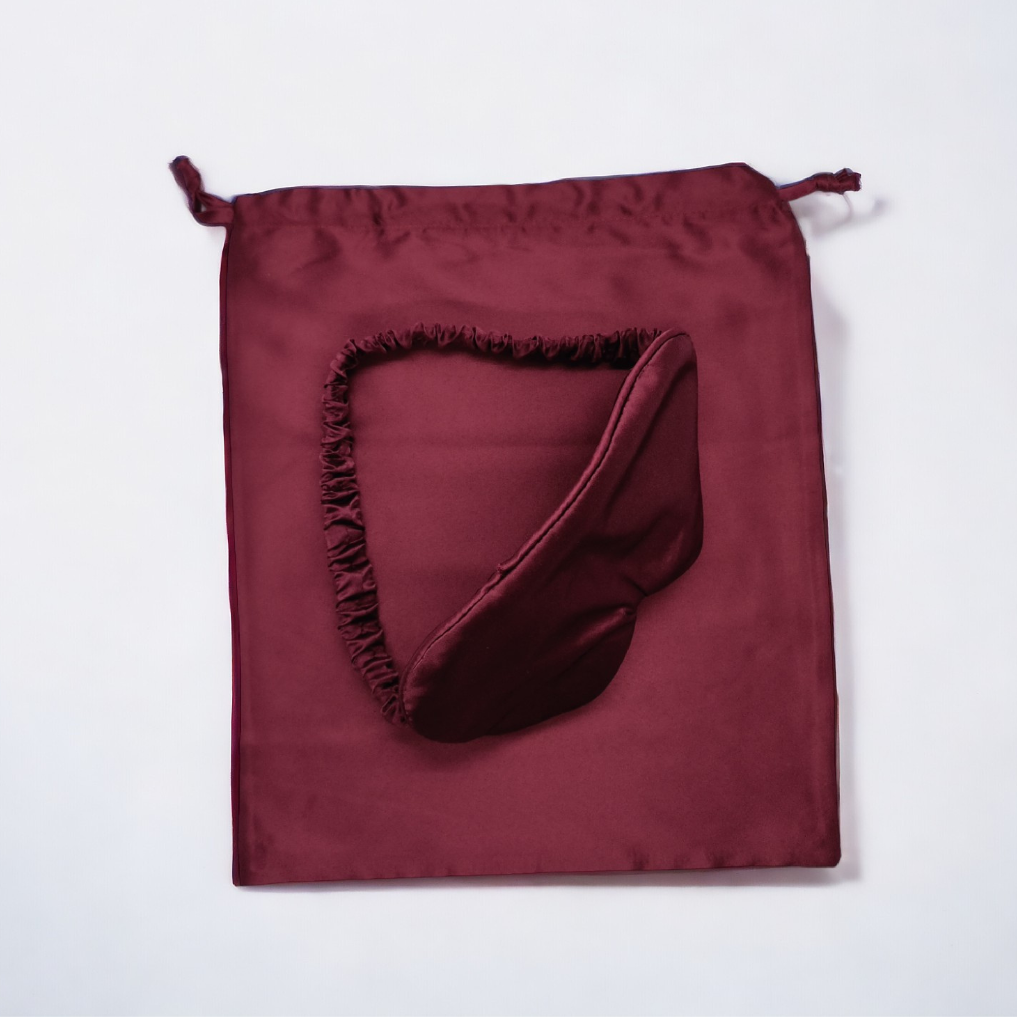 Sleeping mask - Bordeaux Red