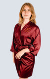 Tera Kimono - Bordeaux Red