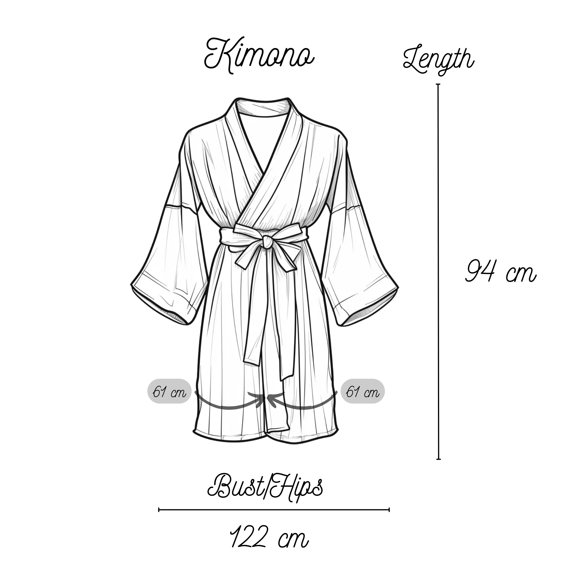 Tera Kimono - Rood